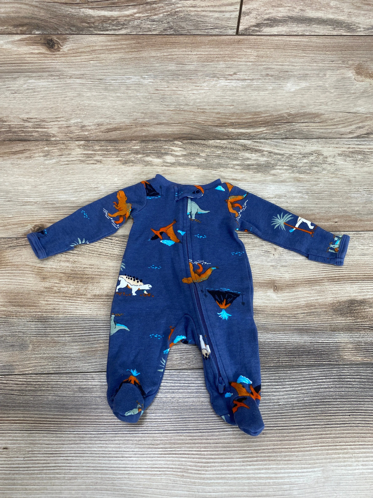 Carter's Dino Sleeper Blue sz Preemie