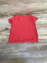 Just One You Ribbed Shirt Red sz 9m