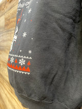 Jerzees There's A Cookie In This Oven Maternity Sweatshirt Black sz Medium