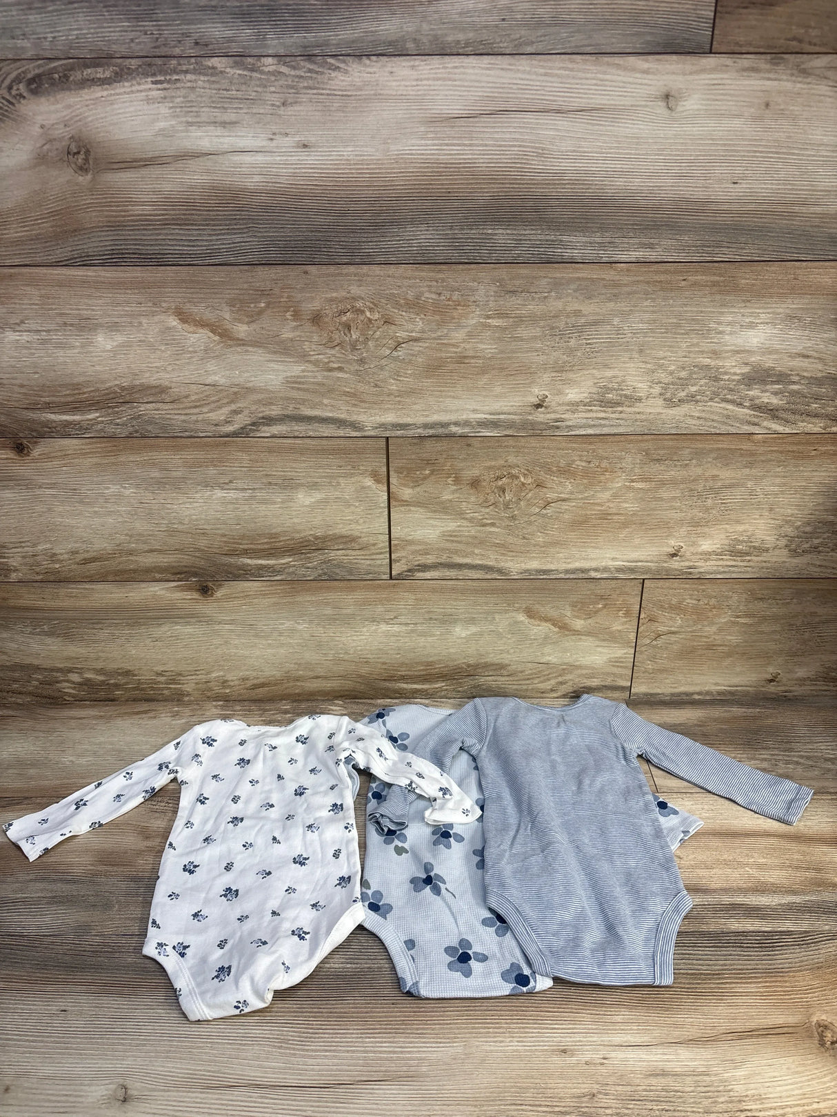NEW Just One You 3pk Bodysuit Set Blue sz 9m