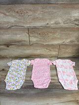 Simple Joys 3pk Bodysuit Set Pink sz 0-3m