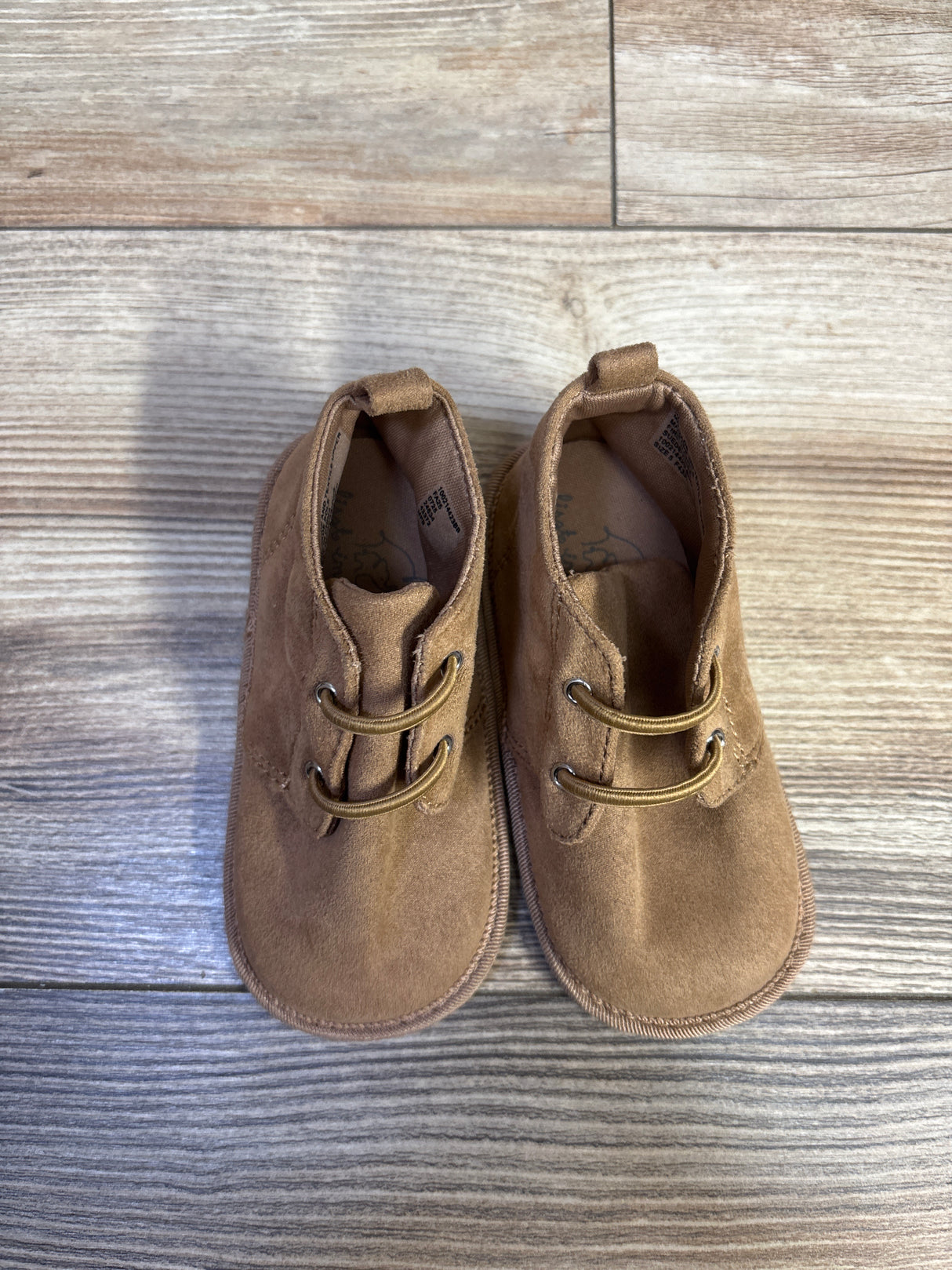 First Impressions Faux-Suede Tenton Hard Sole Boots Brown sz 5c