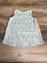 Cat & Jack Heart Print Tank Top Mint sz 2T