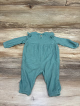 Old Navy Ribbed Coverall Teal sz 0-3m