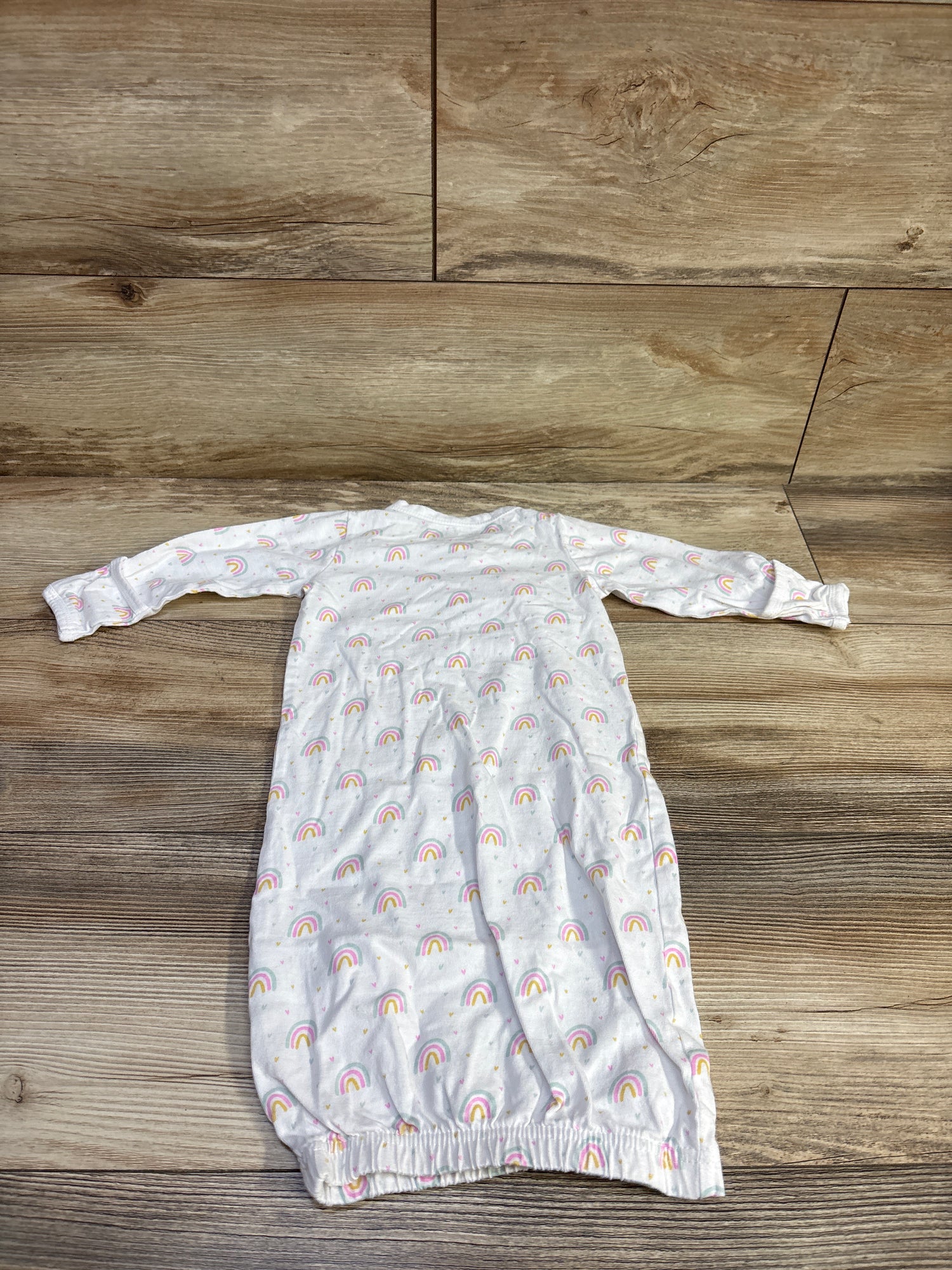 Cambria Baby Kimono Sleep Gown White sz 0-6m