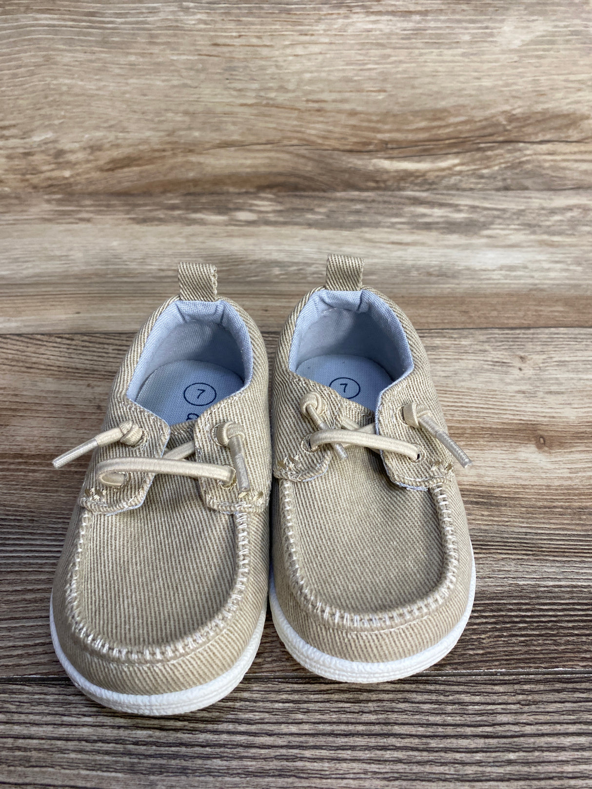 Cat & Jack Bobby Pull-On Sneakers Beige sz 7c