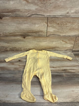 Cloud Island Ribbed Pointelle Sleeper Yellow sz 12m
