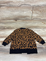 Old Navy Open-Front Leopard Cardigan Sweater Brown sz 3T