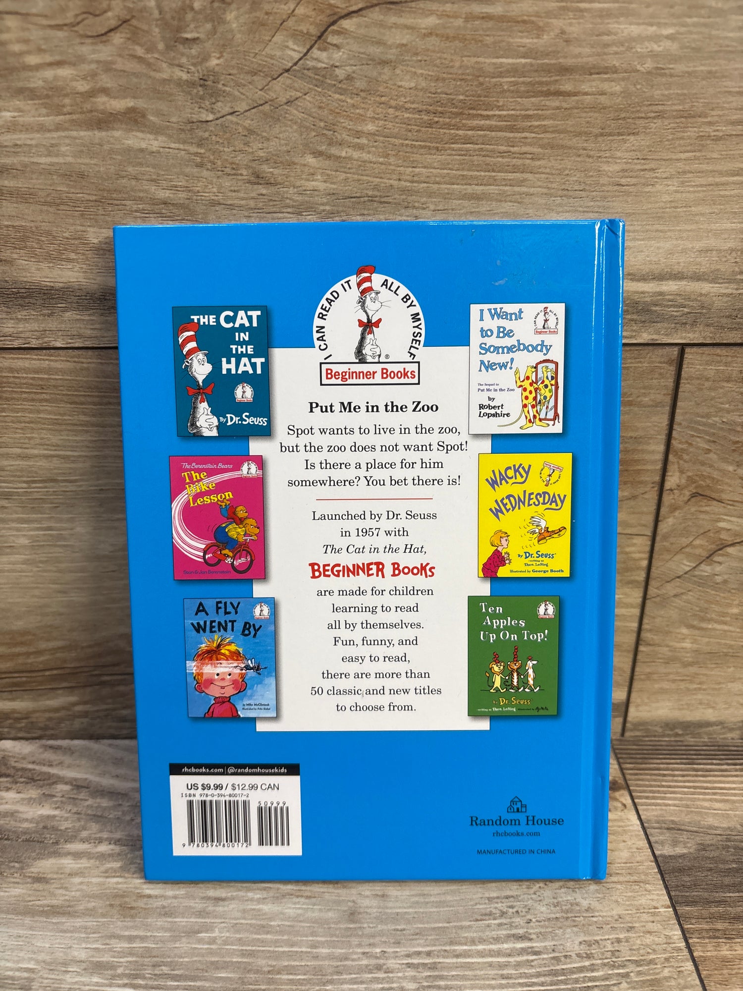 Dr. Seuss Put Me in the Zoo Hardcover Book