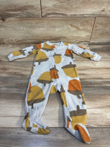 Carter's Eggcorn Blanket Sleeper Grey sz 9m