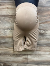 Y25D Maternity Seamless Shapewear Shorts Beige sz Large