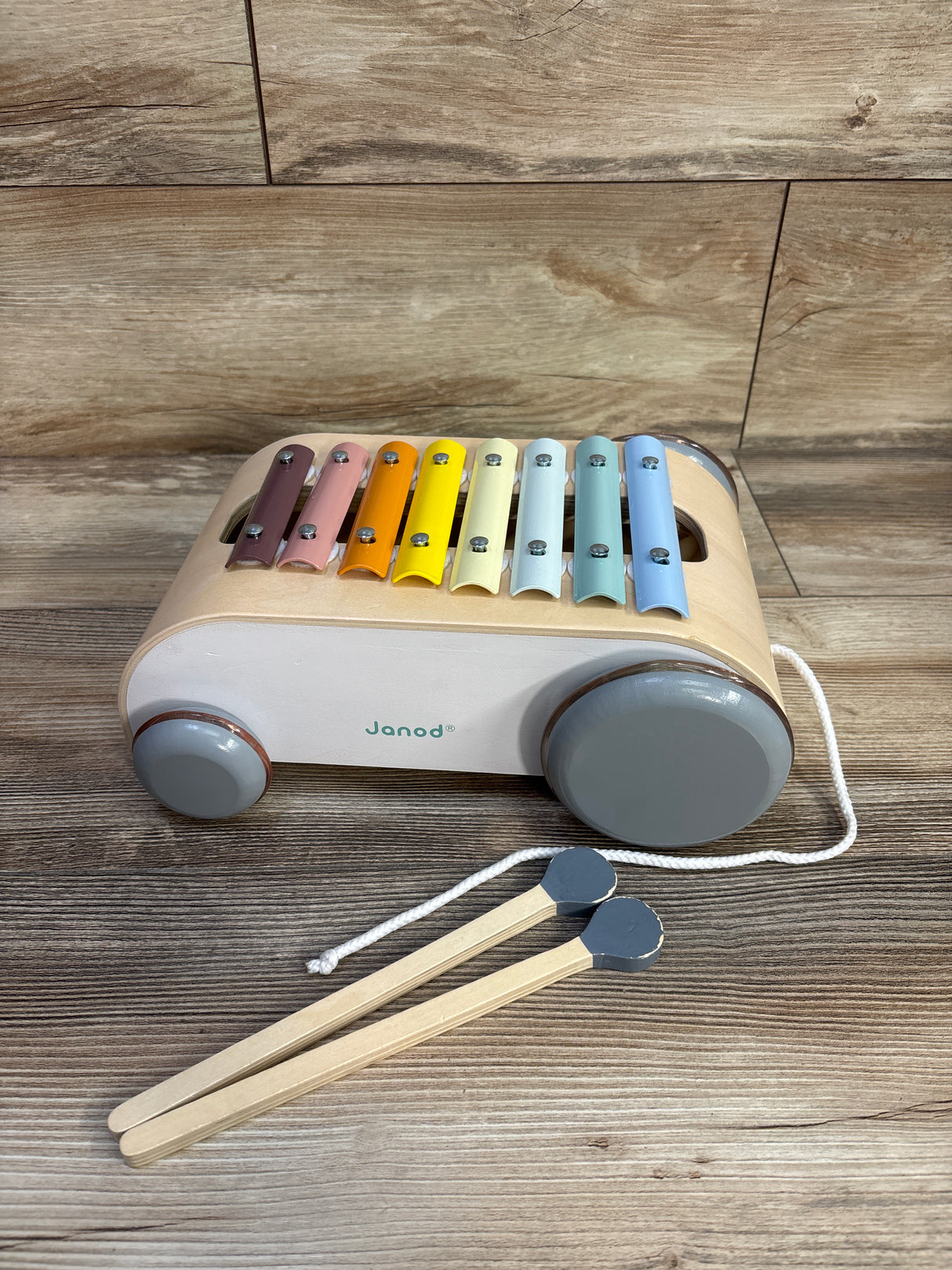 Janod - 2-in-1 Sweet Cocoon Xylo Roller