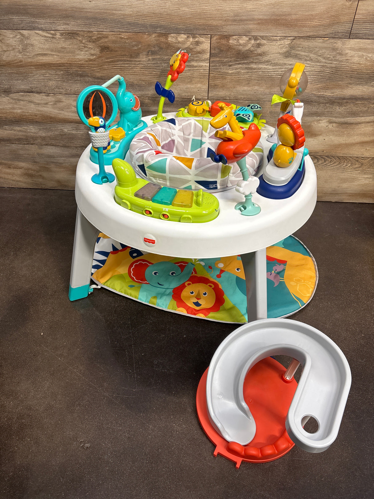 Fisher Price 3-in-1 Sit-to-Stand Activity Center in Safari