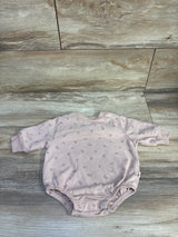 Easy Peasy Sweatshirt Bubble Romper Pink sz 0-3m