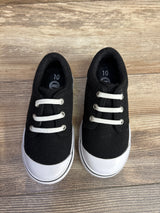 Wonder Nation Elastic Sneakers Black sz 10c