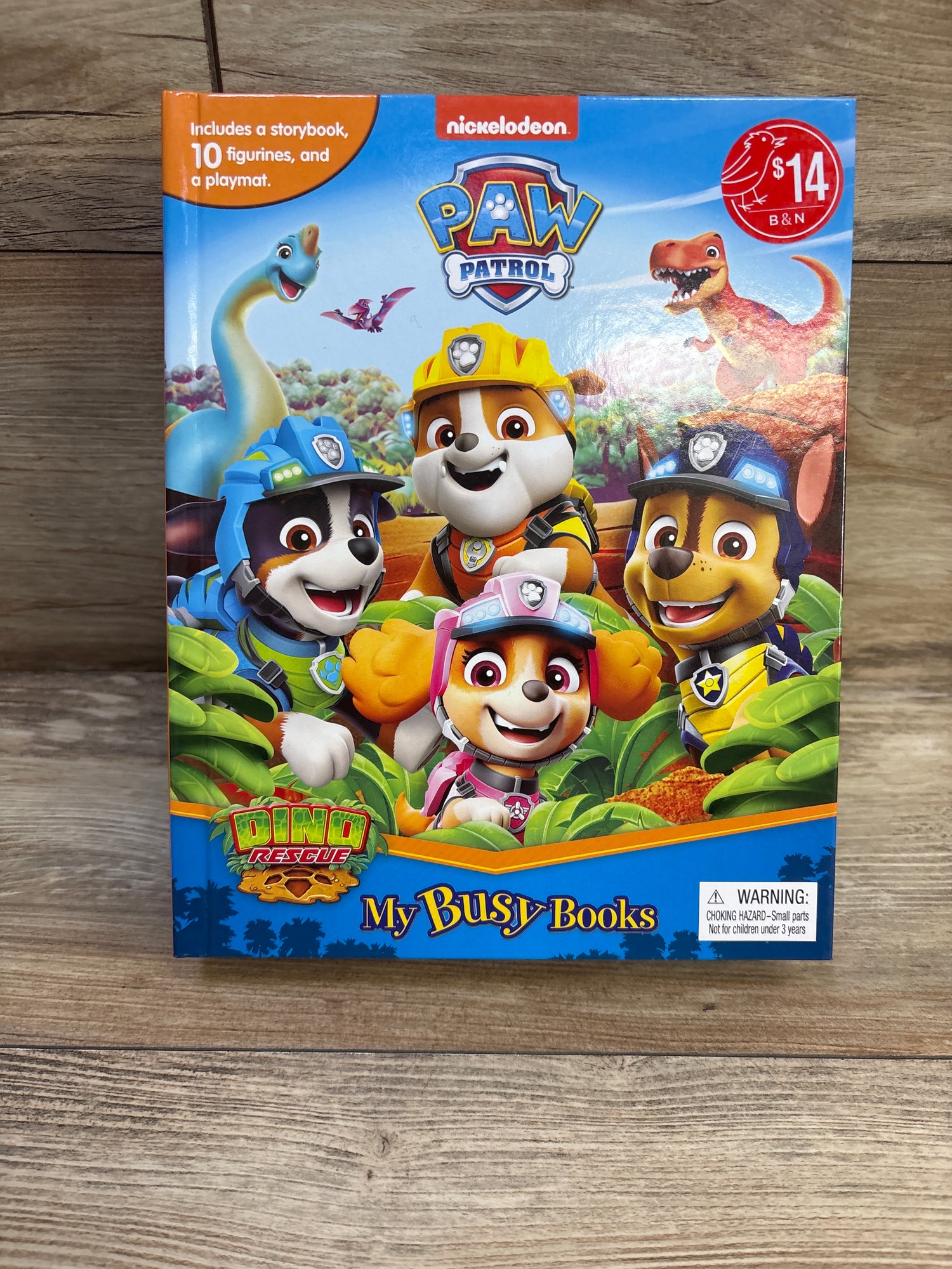 Nickelodeon PAW Patrol My Busy Books Storybook with 10 Figures & Playmat