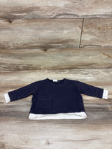 Zara Pullover Sweatshirt Grey sz 6-9m
