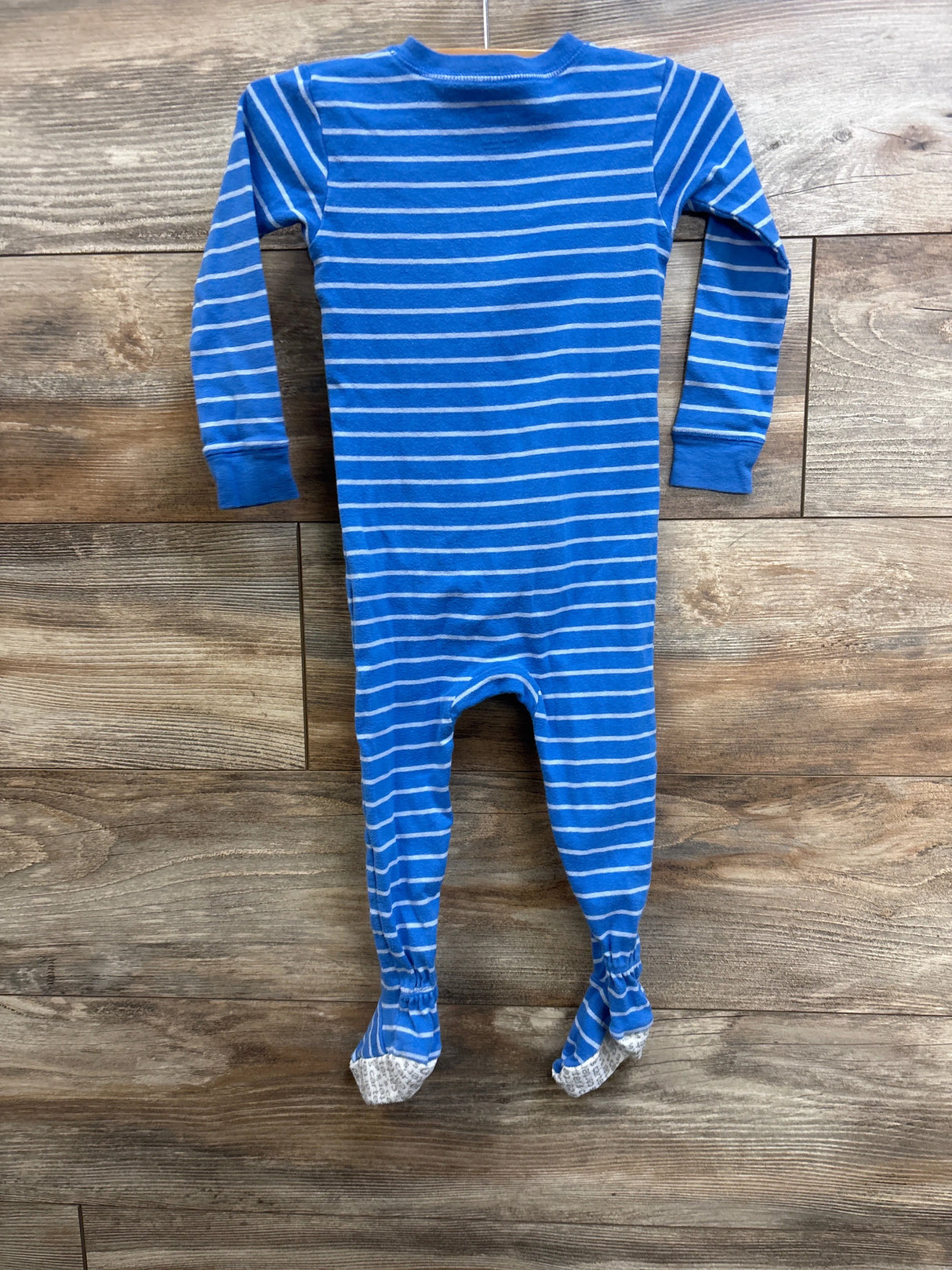 Just One You Striped Shark Sleeper Blue sz 2T