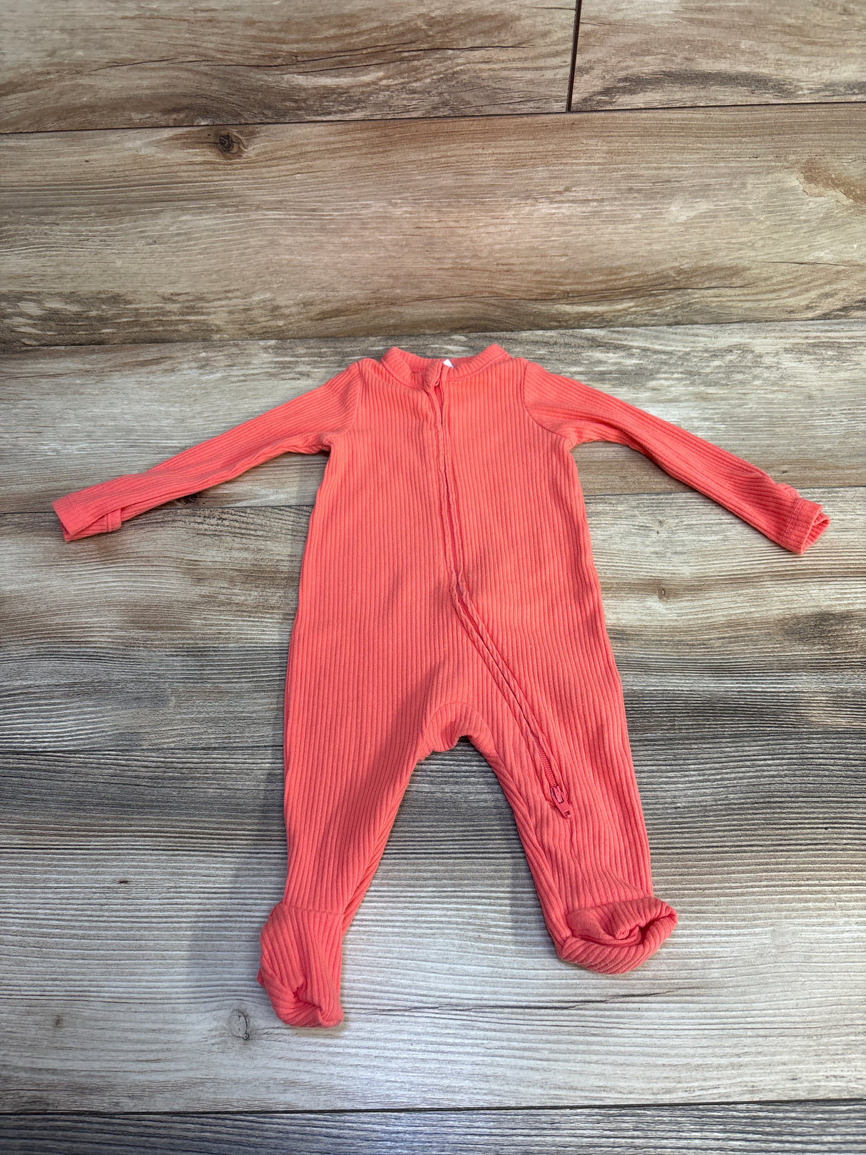 Old Navy Ribbed Sleeper Peach sz 0-3m