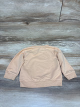 Little Dude Pullover Sweatshirt Orange sz 18-24m