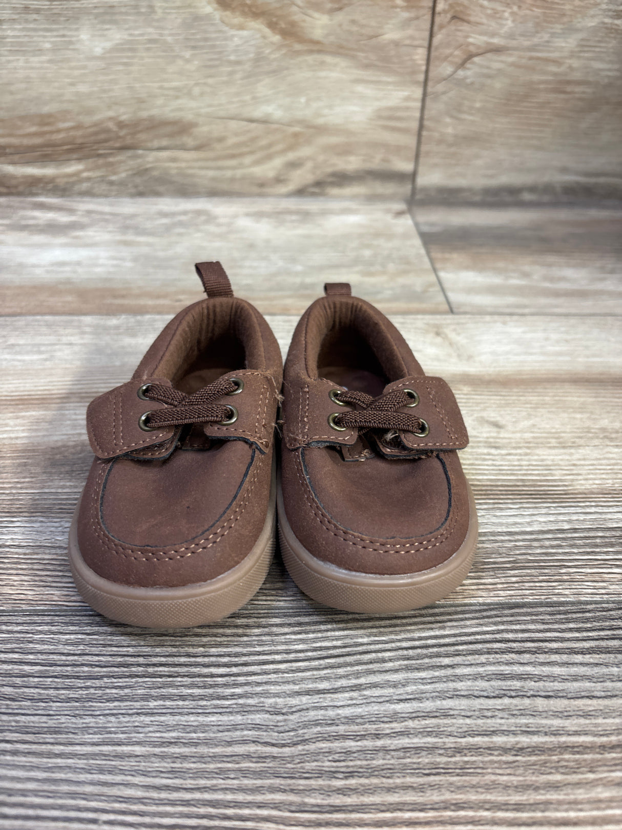 Carter's Every Step First Walker Moccasin Style Shoes Brown sz 4c