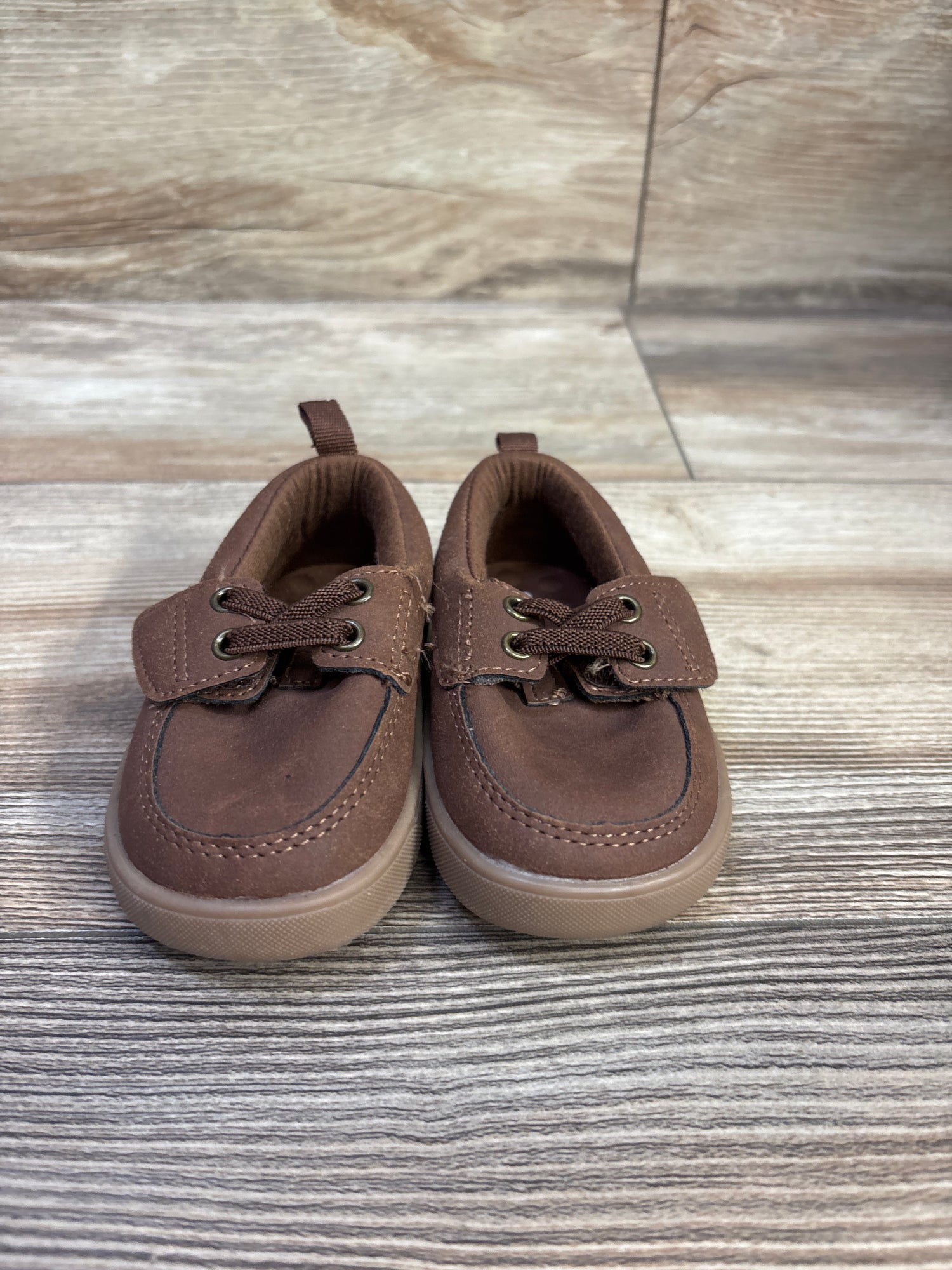 Carter's Every Step First Walker Moccasin Style Shoes Brown sz 4c