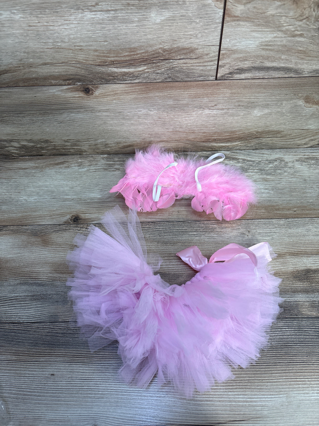 NEW Tutu & Wings 2pc Set Pink sz 0-3m