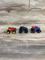 Monster Jam Batman, Superman, Flash Hero Trucks, Die-Cast 1:64 Scale