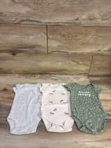 Carter's 3pk Bodysuit Set Green sz 3m