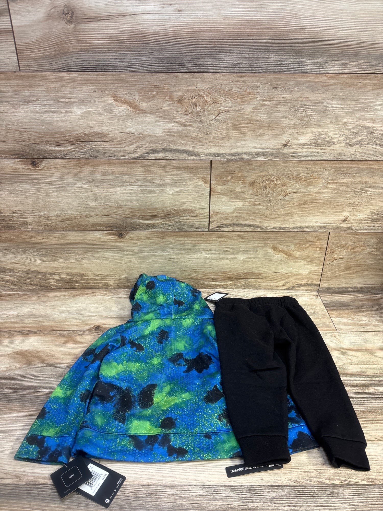 NEW Nike 2pc Pullover Hoodie & Joggers Set Blue sz 2T