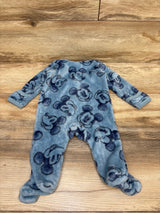 Disney Baby Mickey Mouse Plush Sleeper Blue sz 3/6m