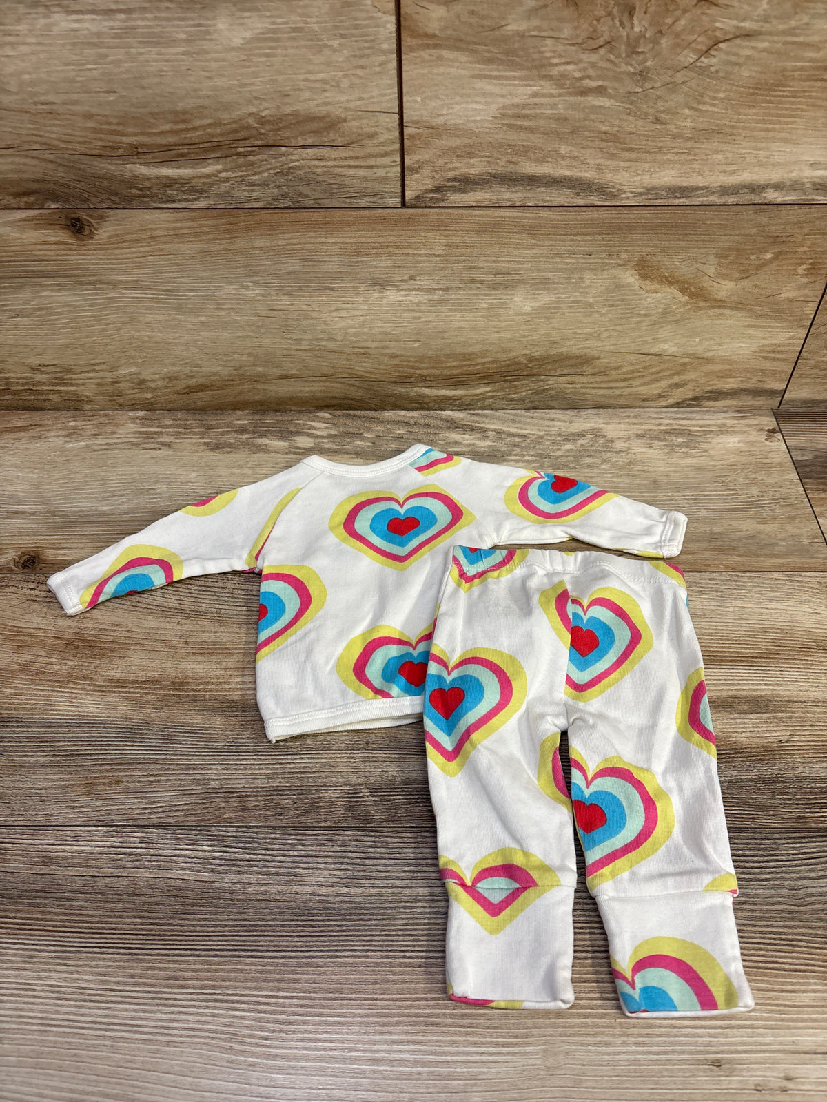 Monica + Andy x Paris Hilton 2pc Shirt & Pants Set White sz Newborn