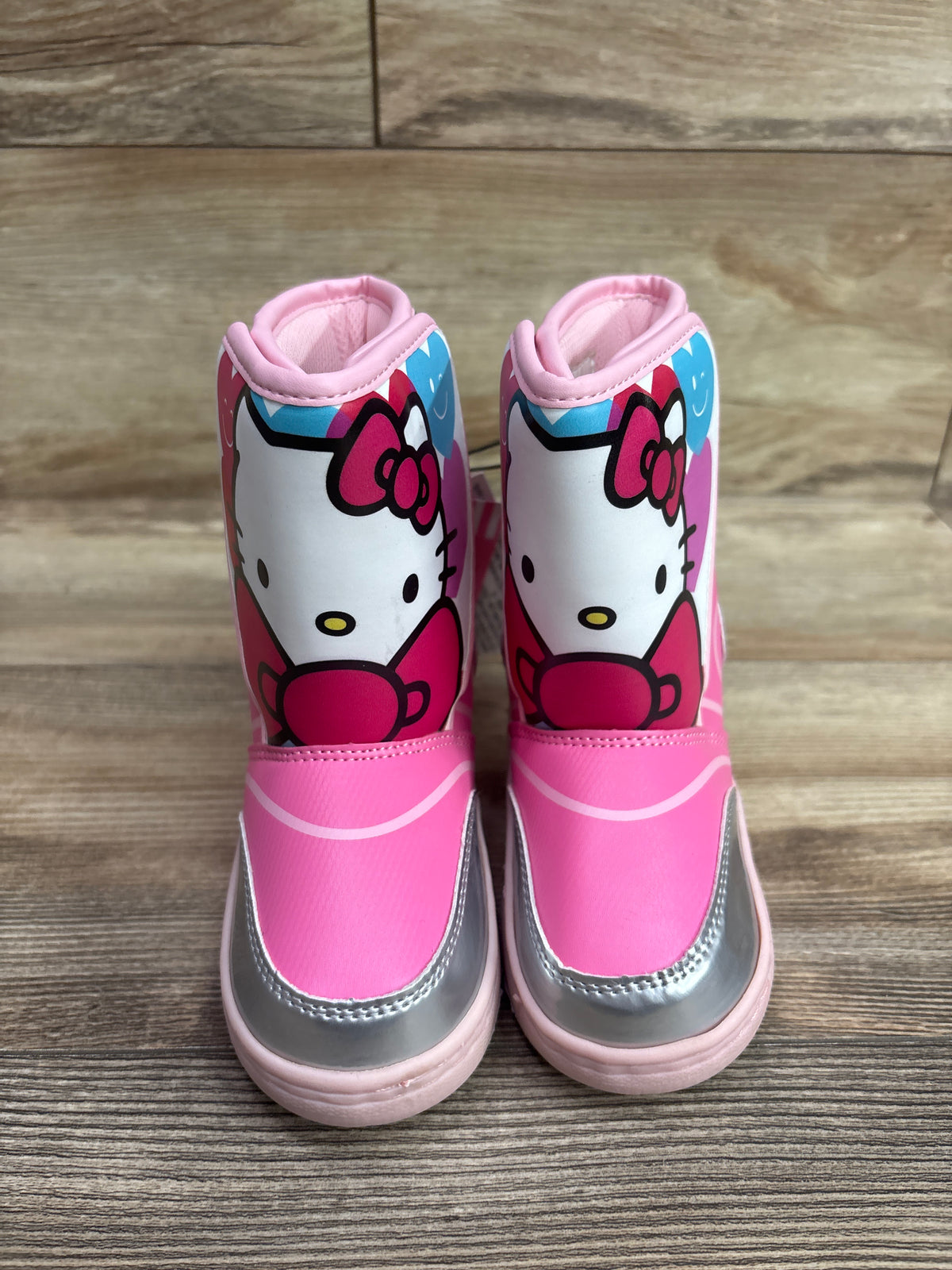NEW Hello Kitty Light-Up Winter Snow Boots Pink sz 8c