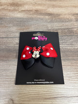 NEW Double Layer Bow w/ Minnie Mouse Applique