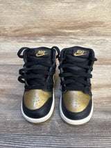 Air Jordan 1 Retro High OG TD 'Black Gold' Sneakers sz 6c