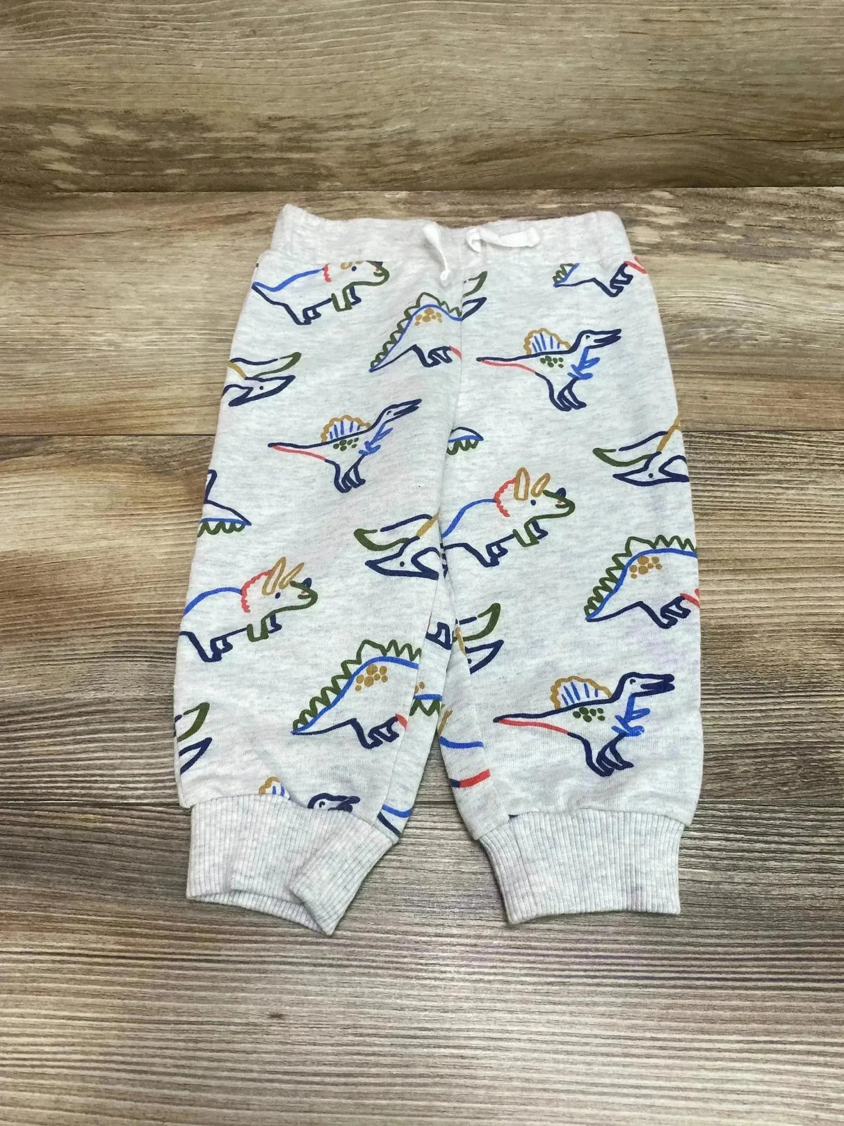 Carter's Dino Joggers Grey sz 12m - Me n Mommy To Be