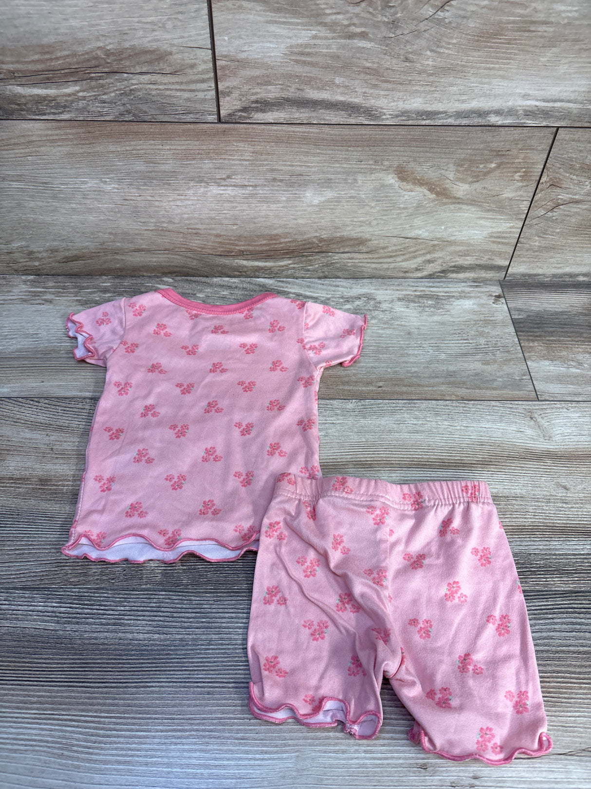 Le Top Bebe 2pc Pajama Set Pink sz 12m
