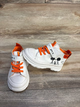 Mickey Mouse Mid Top Sneakers White sz 7c