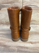 Children's Place Heart Buckle Tall Boots, Brown sz 7c