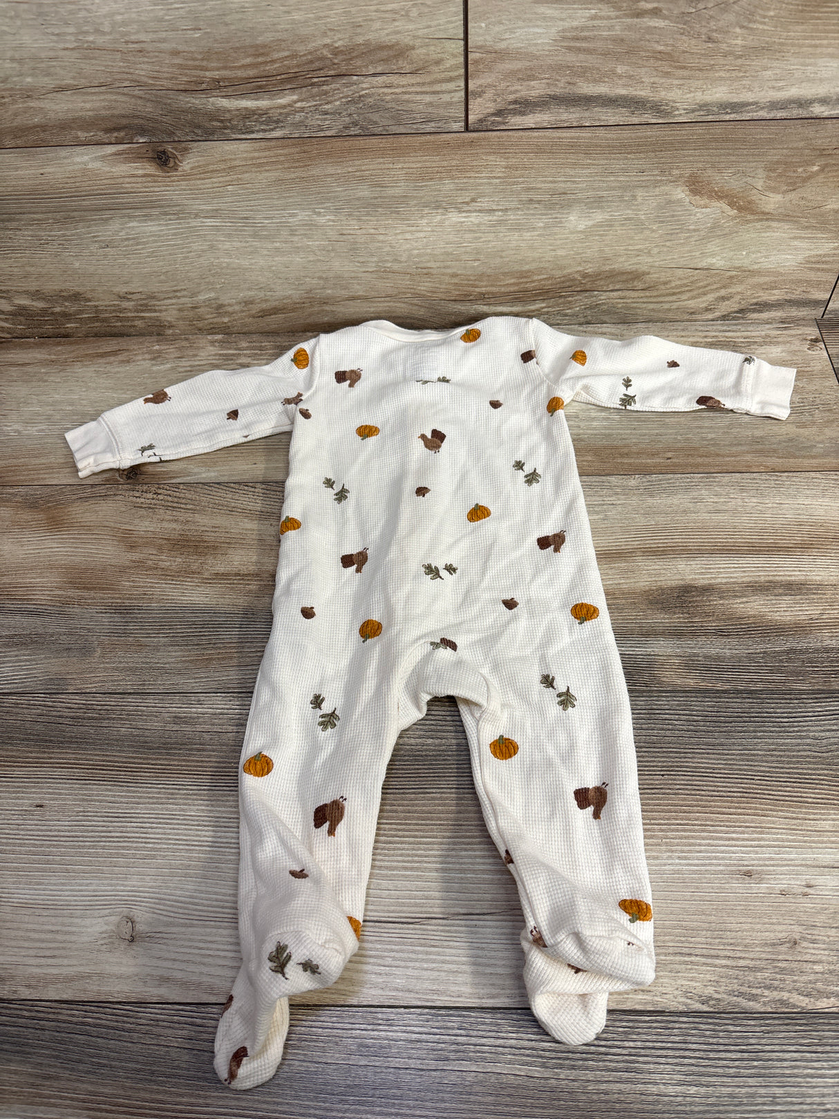 Carter's Waffle Knit Sleeper Ivory sz 9m