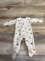 Carter's Waffle Knit Sleeper Ivory sz 9m