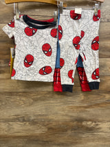 NEW Marvel Spider-Man 4pc Pajama Set Red/White sz 18m