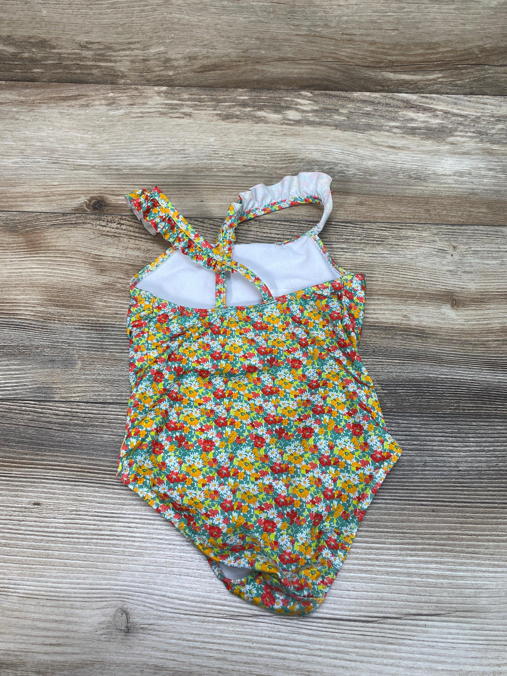 Zara Green Floral Swimsuit sz 12-24m - Me 'n Mommy To Be