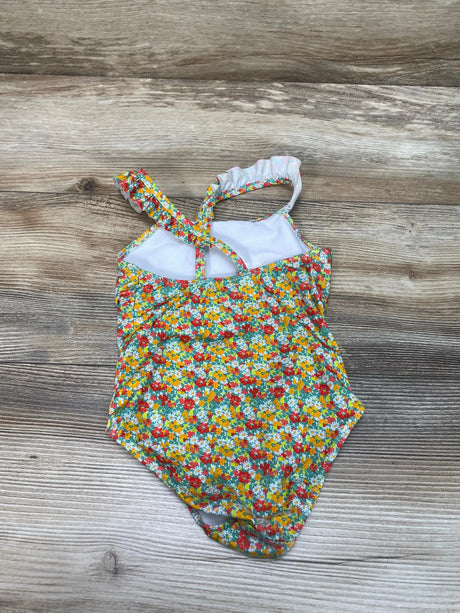 Zara Green Floral Swimsuit sz 12-24m - Me 'n Mommy To Be