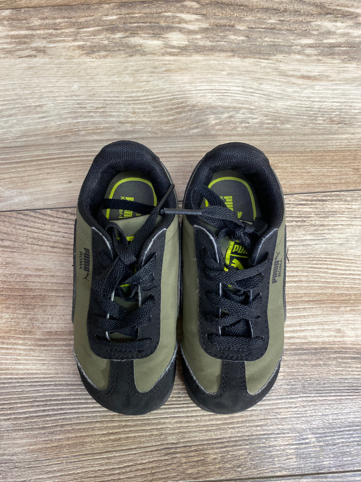 Puma Roma SL Jr 'Olive' Sneakers Green sz 7c