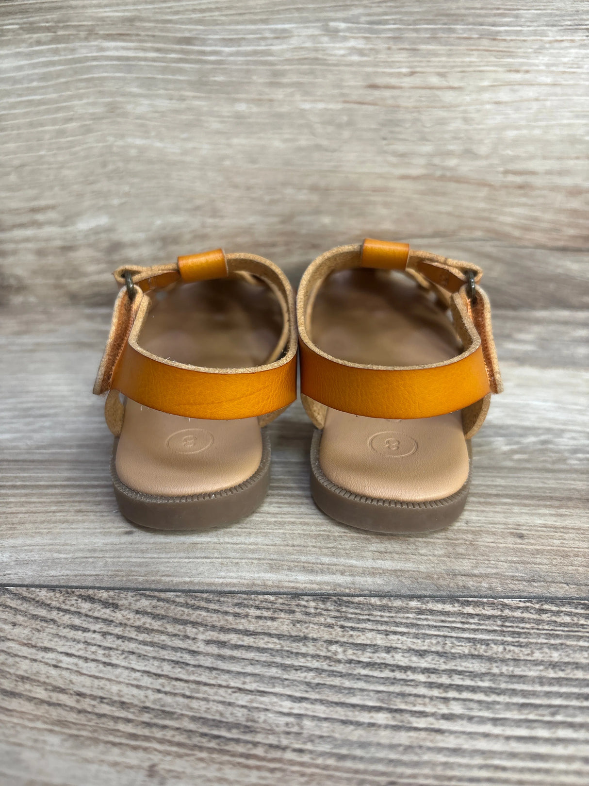 Cat & Jack Ella Ankle Strap Sandal Cognac sz 8c