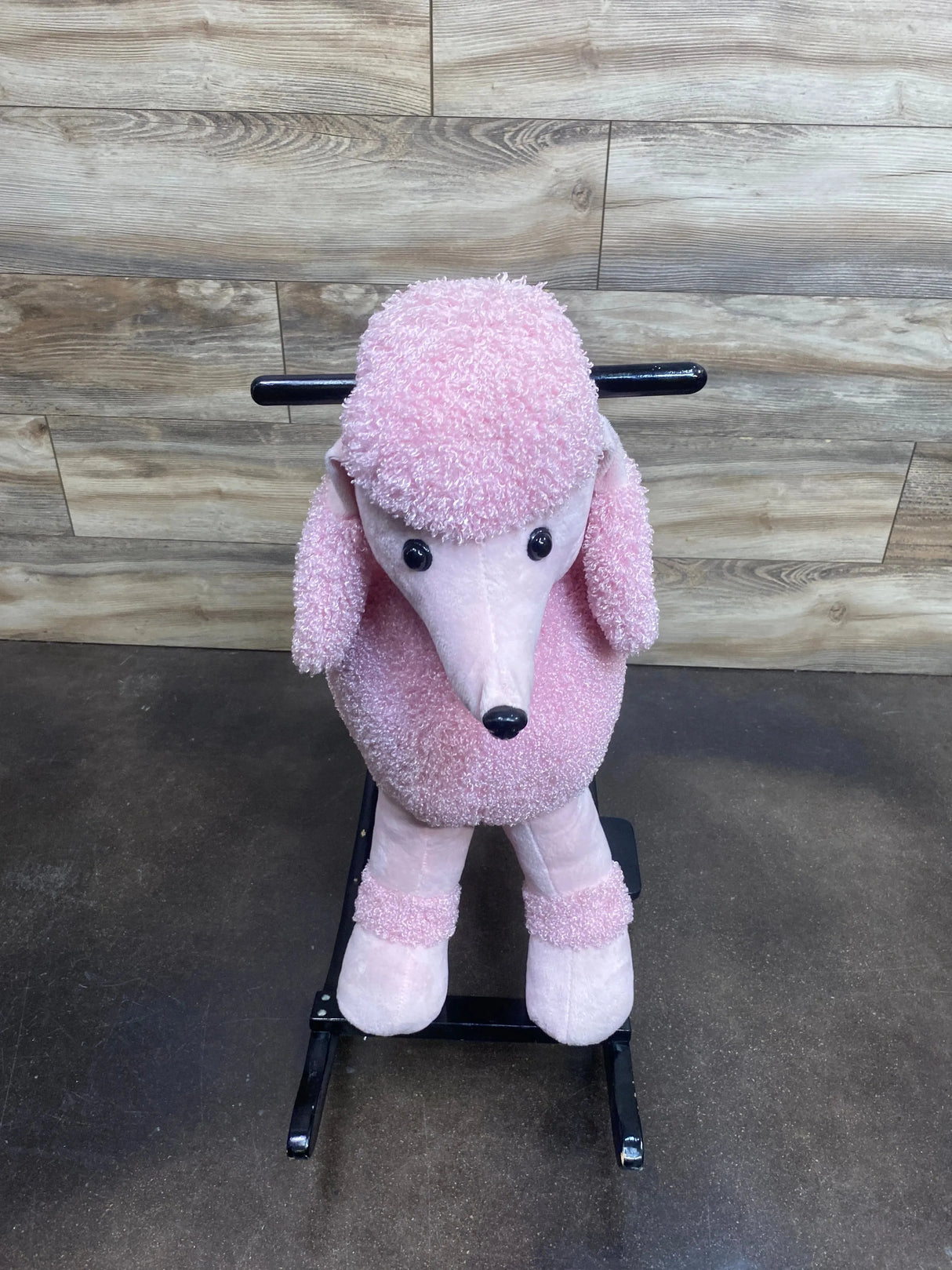 Charm Baby Pink Rocking Poodle