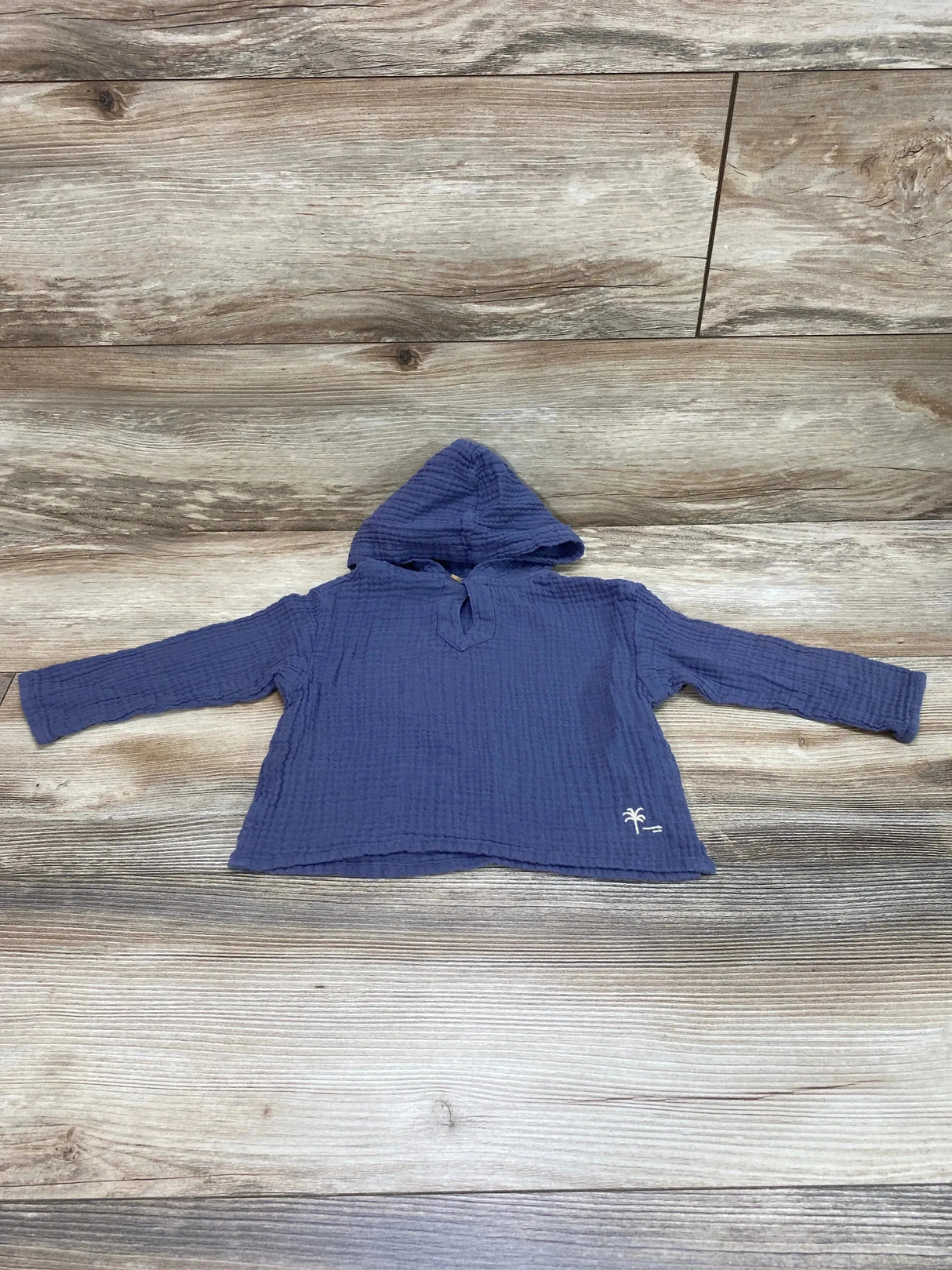 Zara Hooded Muslin Shirt sz 9-12m