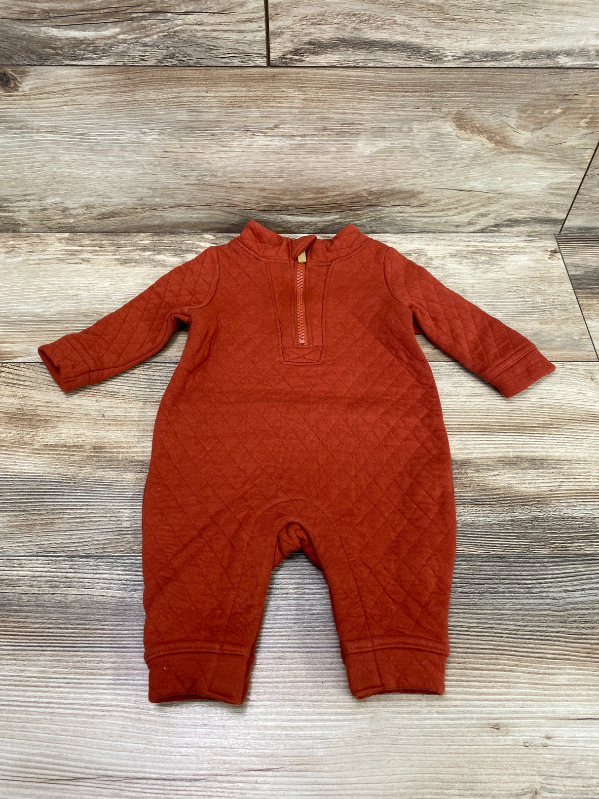 Old Navy Quilted Jumpsuit Orange sz 0-3m