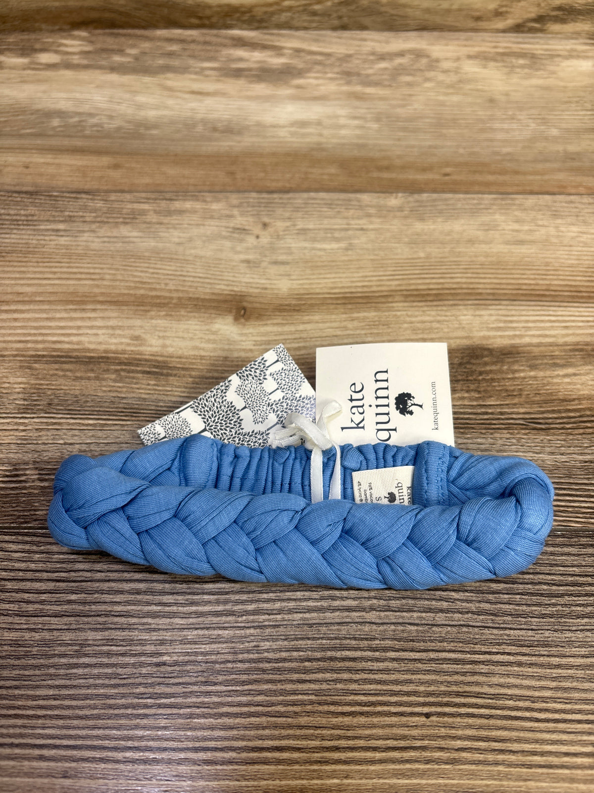 NEW Kate Quinn Skinny Braided Headband in Blue Wave sz 0-6m